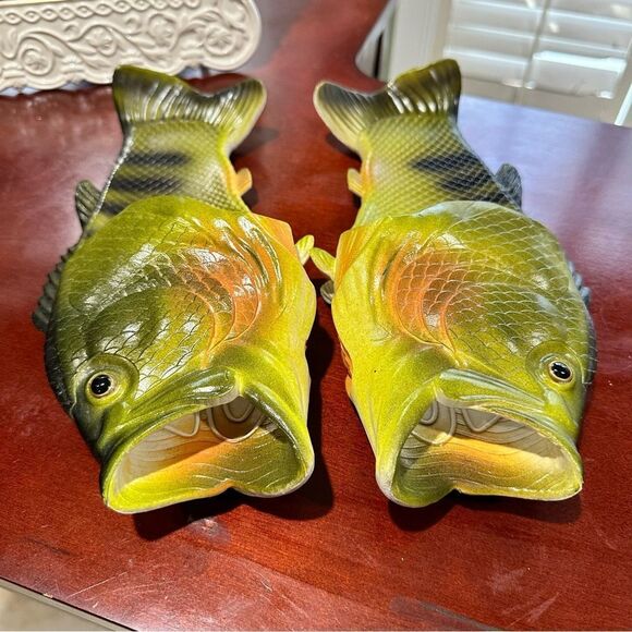 Bass Fish Slip On Sandals Size 40/41 - Picture 1 of 5